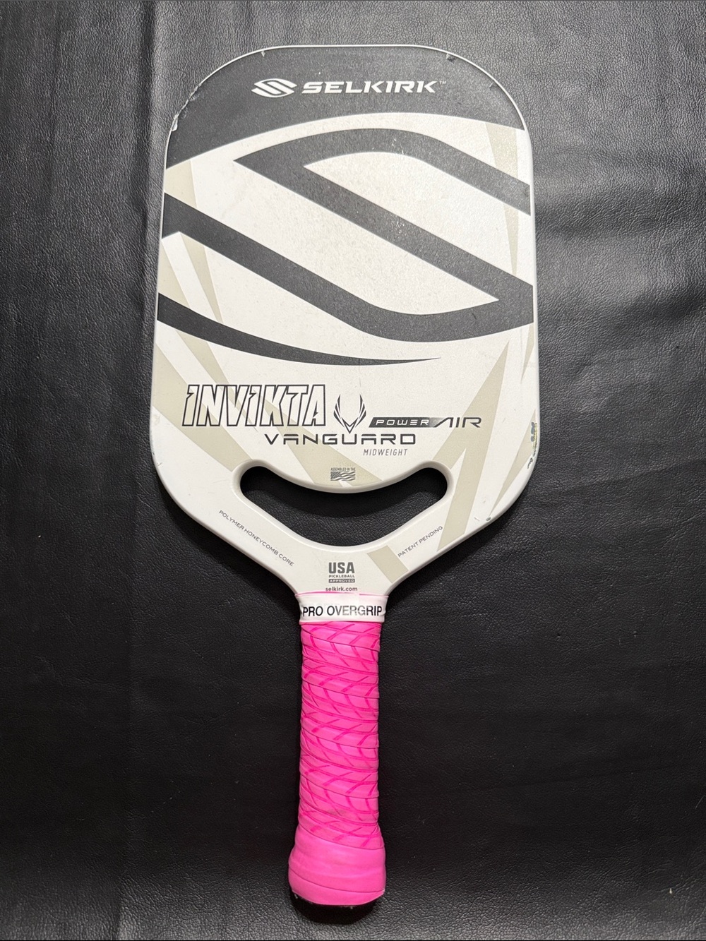 Selkirk Invicta Vanguard Pickleball Paddle with Pink Grip